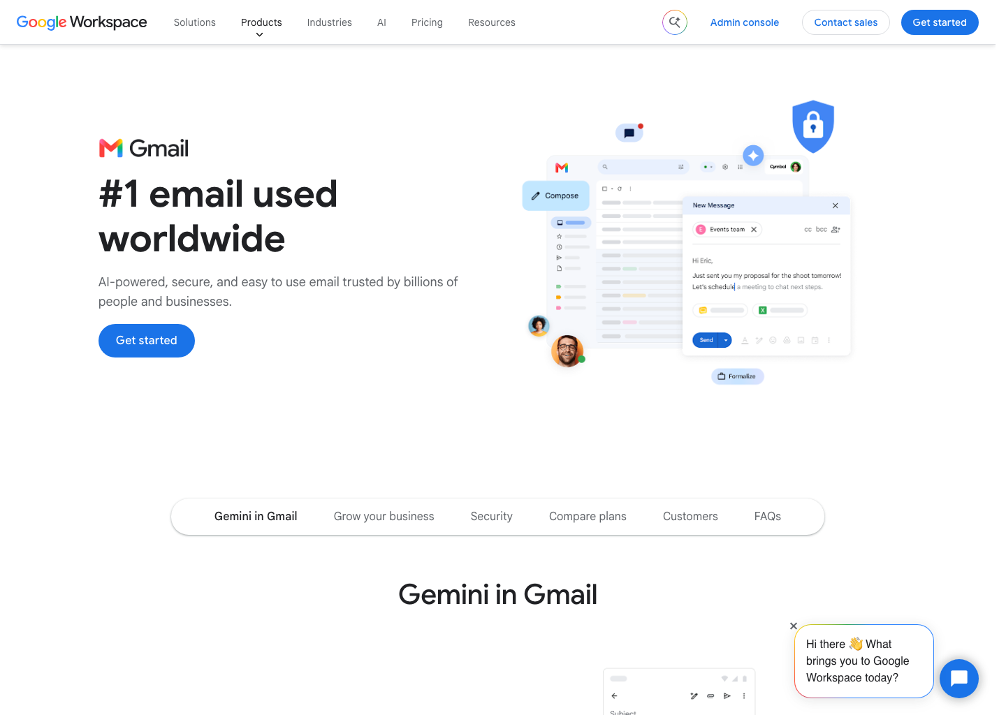 Google Workspace public information about business email on a custom domain